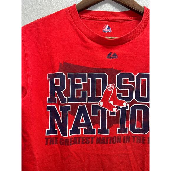 Red Sox Nation Shirt The Greatest MLB Baseball Team Red Graphic Tee Small - Picture 2 of 7